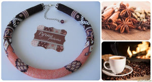Necklace "Coffee" - Lora's Treasures