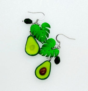 Earrings "Avocado" - Lora's Treasures