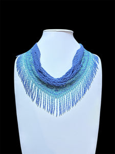 Beaded Scarf Model 1 - Lora's Treasures