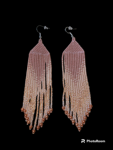 Custom earrings long - Lora's Treasures