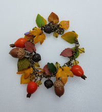 Bracelet with dog-roses and  acorns - Lora's Treasures