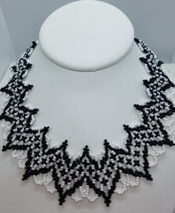 Beaded necklace "Collar", "Kryzy" type - Lora's Treasures