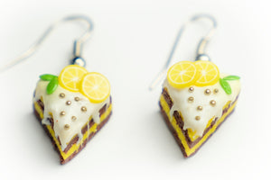 Lemon cake Earrings - Lora's Treasures