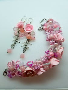Earrings "Roses" - Lora's Treasures